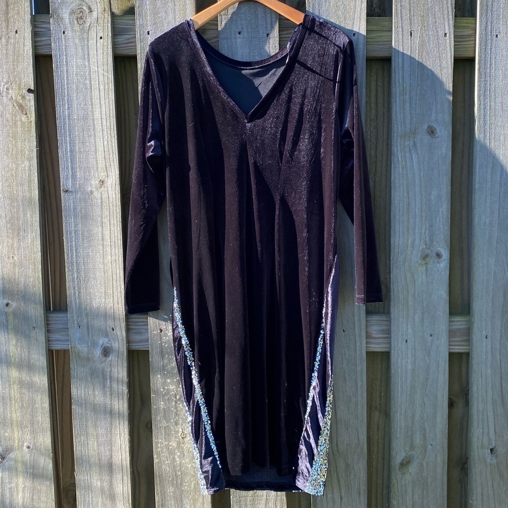 Eloquii EUC Vertical Stripe Column Dress - Picture 4 of 8